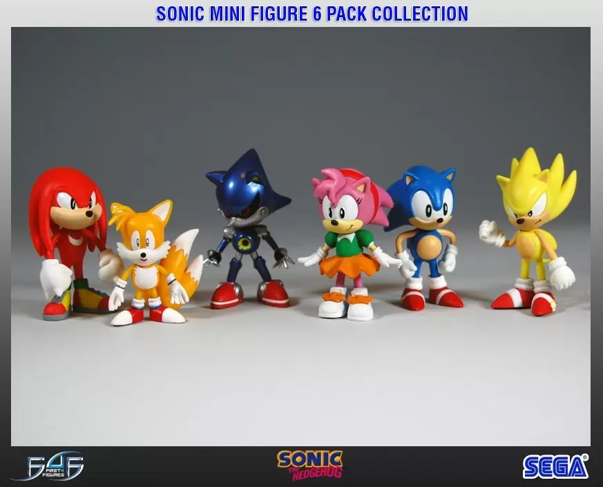 First 4 Figures (F4F) - Sonic Mini Figure 6 Pack Collection