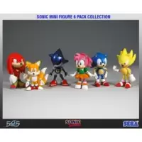 Sonic Mini Figure 6 Pack Collection