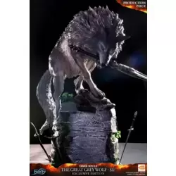 the great grey wolf sif statue