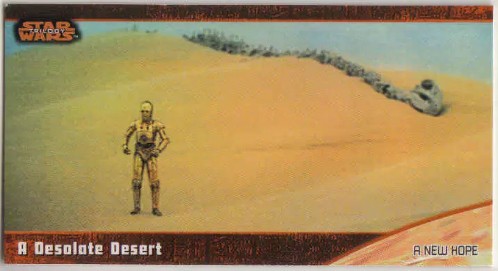 Topps - Star Wars Trilogy The Complete Story - Widevision - Retail Edition - A Desolate Desert