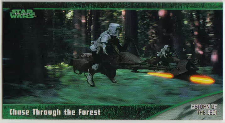 Topps Widevision - Star Wars Trilogy The Complete Story - Retail Edition - Chase Through the Forest