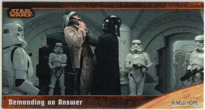 Topps Widevision - Star Wars Trilogy The Complete Story - Retail Edition - Demanding an Answer