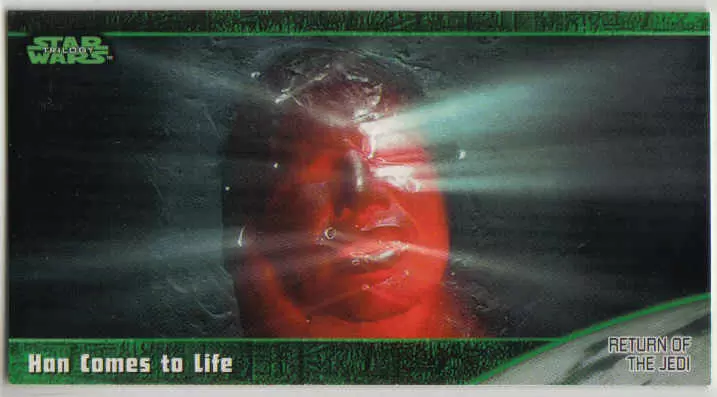 Topps Widevision - Star Wars Trilogy The Complete Story - Retail Edition - Han Comes to Life