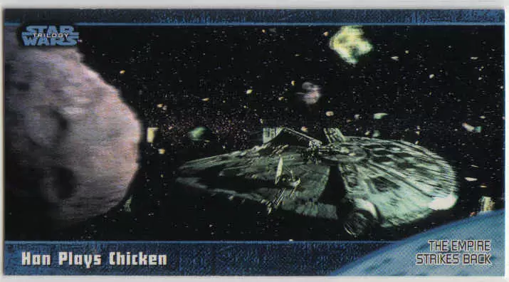 Topps - Star Wars Trilogy The Complete Story - Widevision - Retail Edition - Han Plays Chicken