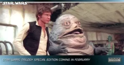 Topps - Star Wars Trilogy The Complete Story - Widevision - Retail Edition - Han Solo and Jabba