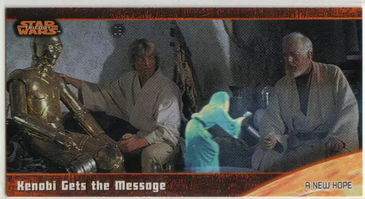 Topps - Star Wars Trilogy The Complete Story - Widevision - Retail Edition - Kenobi Gets the Message