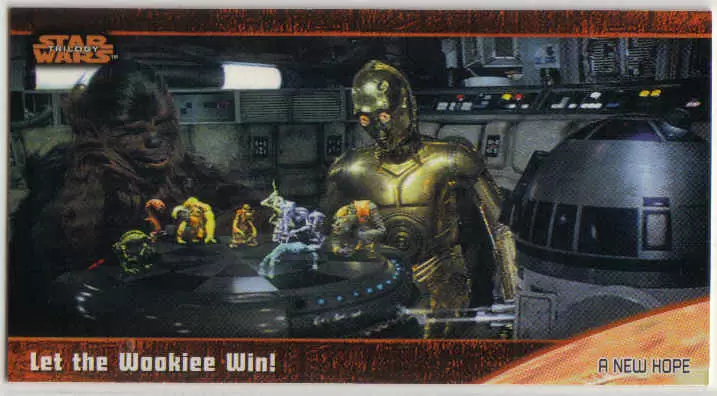 Topps - Star Wars Trilogy The Complete Story - Widevision - Retail Edition - Let the Wookiee Win!