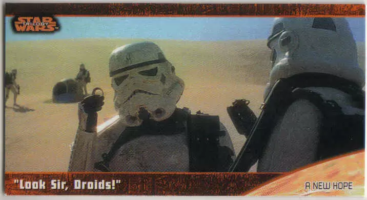 Topps - Star Wars Trilogy The Complete Story - Widevision - Retail Edition - Look Sir, Droids!