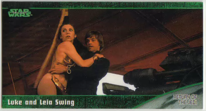 Topps - Star Wars Trilogy The Complete Story - Widevision - Retail Edition - Luke and Leia Swing