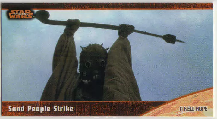 Topps - Star Wars Trilogy The Complete Story - Widevision - Retail Edition - Sand People Strike