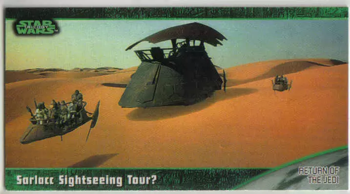 Topps Widevision - Star Wars Trilogy The Complete Story - Retail Edition - Sarlacc Sightseeing Tour?