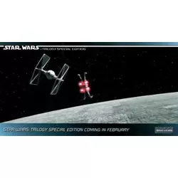 TIE chasing X-Wing