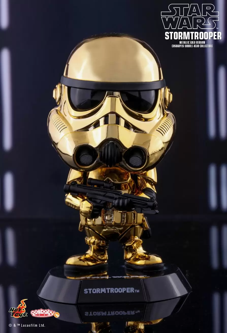 Cosbaby Figures - Metallic Gold Stormtrooper