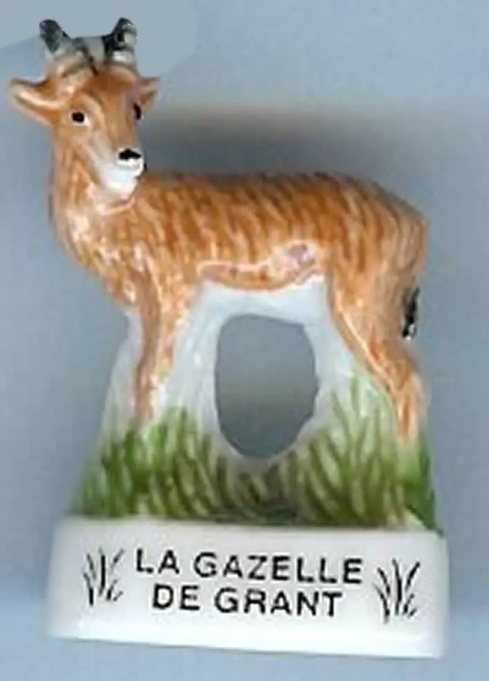 Fèves - Les Animaux de la Savane Edition Atlas - La Gazelle de Grant