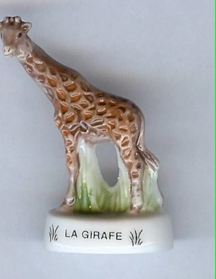Fèves - Les Animaux de la Savane Edition Atlas - La Girafe