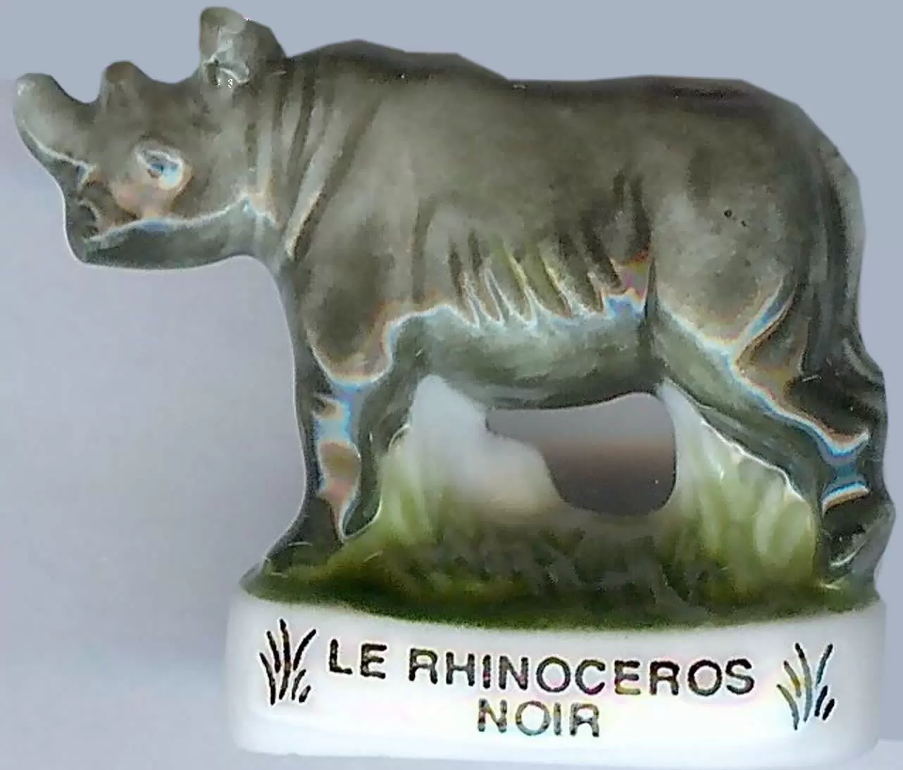 Fèves - Les Animaux de la Savane Edition Atlas - Le Rhinocéros Noir