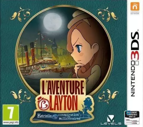 Jeux Nintendo 2DS / 3DS - L\'aventure Layton : Katrielle et la conspiration des millionnaires