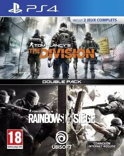 Jeux PS4 - Double Pack Tom Clancy\'s Rainbow Six Siege + Tom Clancy\'s The Division