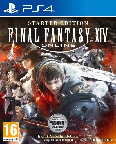 Jeux PS4 - Final Fantasy XIV Online Edition Starter