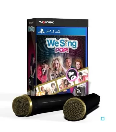 Jeux PS4 - We Sing Pop  + 2 microphones
