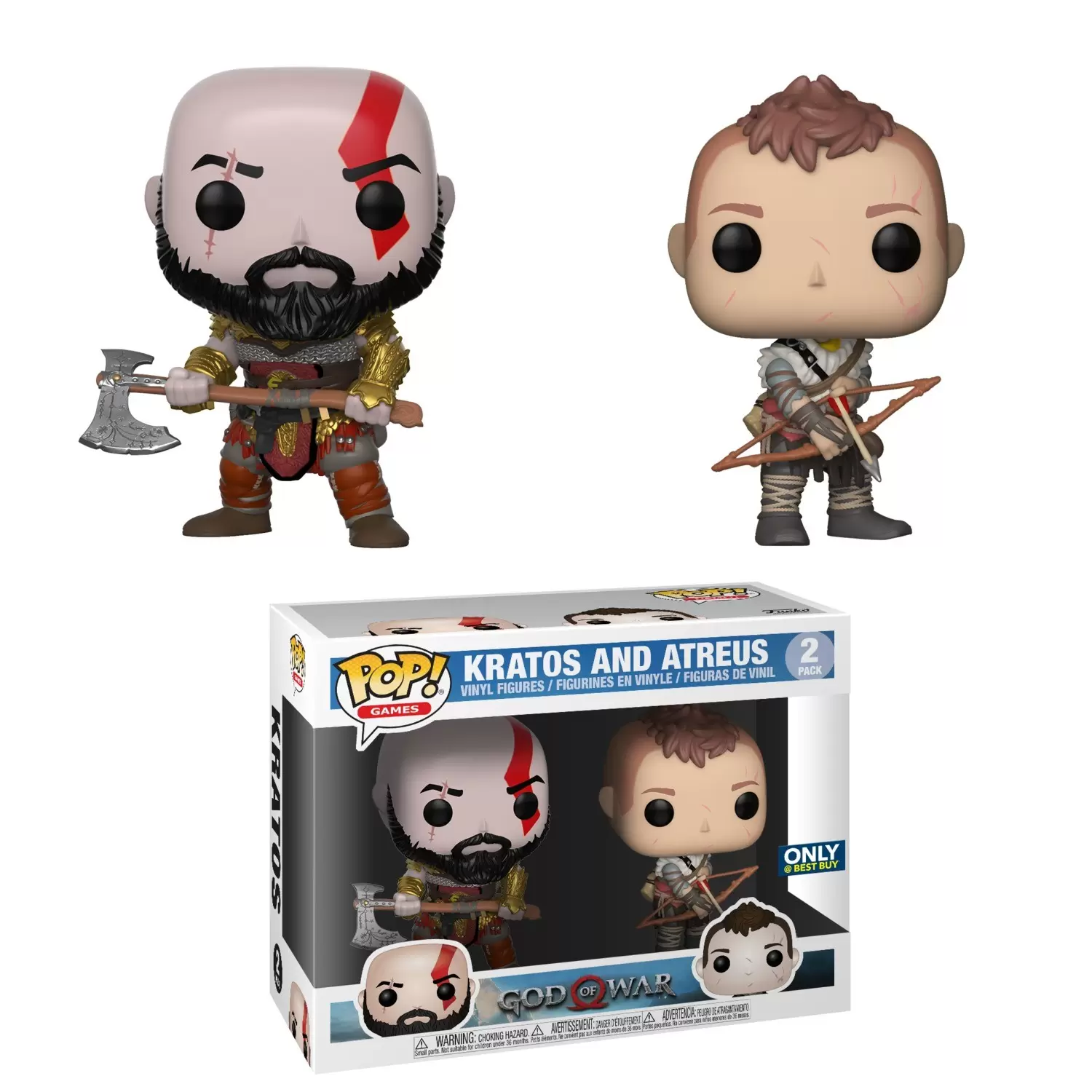 POP! Games - God of War - Kratos and Atreus 2 Pack