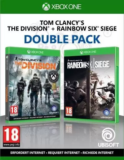 Jeux XBOX One - Double Pack Tom Clancy\'s Rainbow Six Siege + Tom Clancy\'s The Division