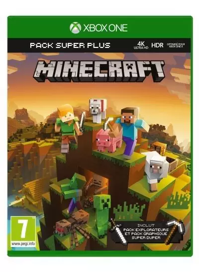 Jeux XBOX One - Pack Minecraft Super Plus