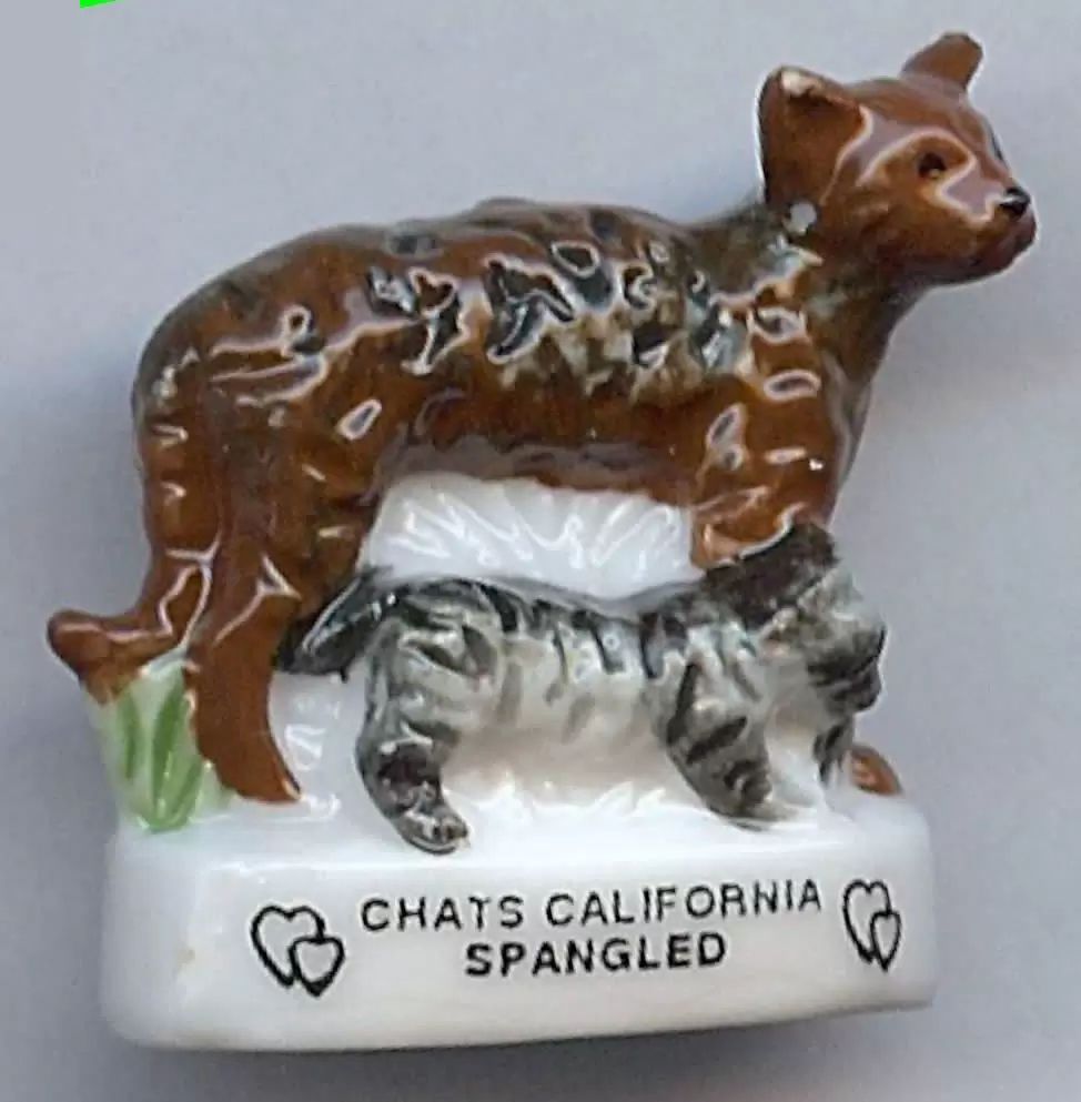 Fèves - Les Chats de Calins - Chat California Spangled