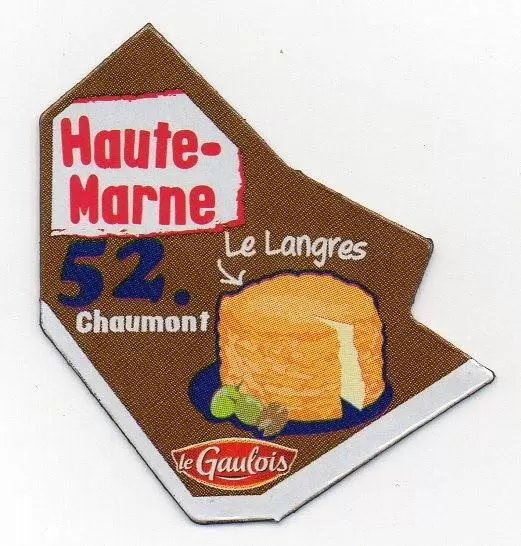 Magnets LE GAULOIS : Départ\'Aimant (Nouvelle collection Mars 2018) - 52 - Haute-Marne