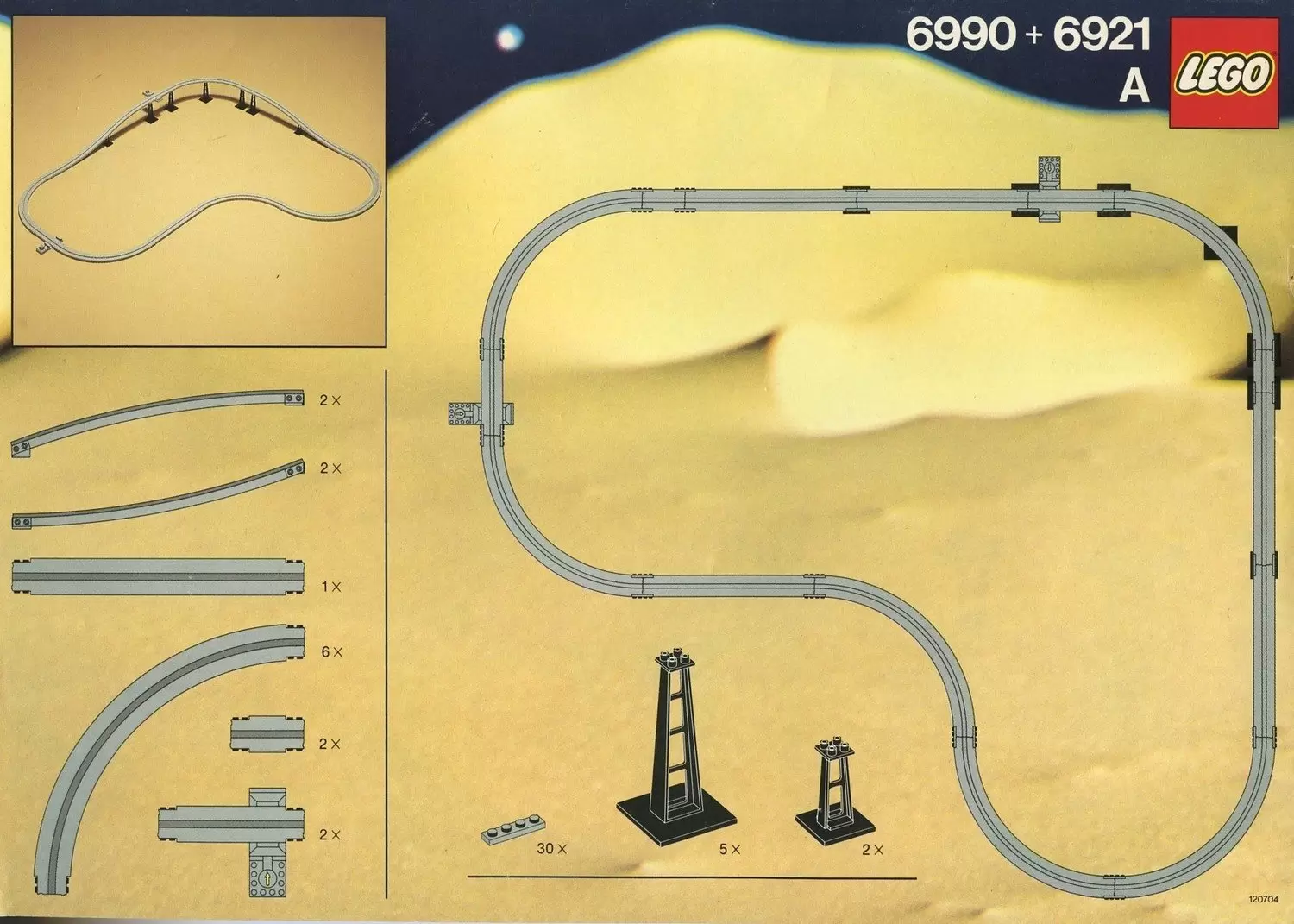LEGO Space - Monorail Accessory Track