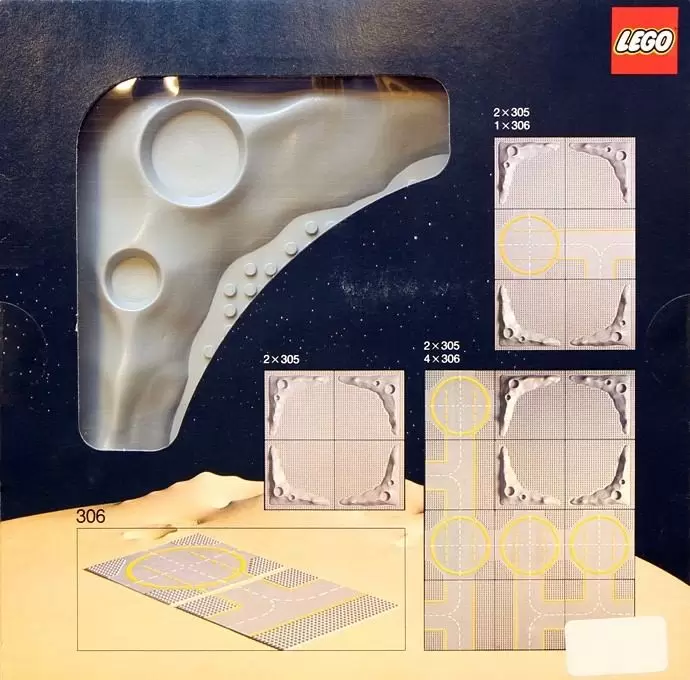 LEGO Space - Two Crater Plates