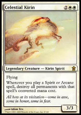 Libérateurs de Kamigawa - Kirin céleste