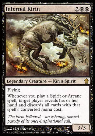 Libérateurs de Kamigawa - Kirin infernal