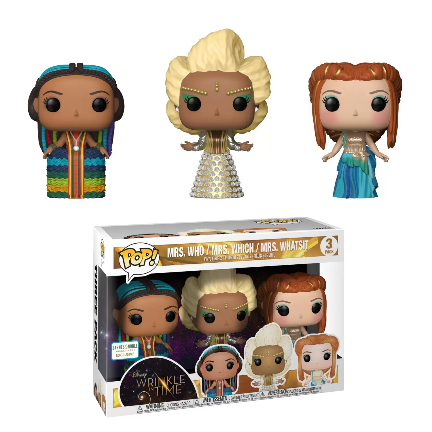 POP! Disney - A wrinkle in Time - Mrs. Who, Mrs. Which and Mrs. Whatsit 3 Pack