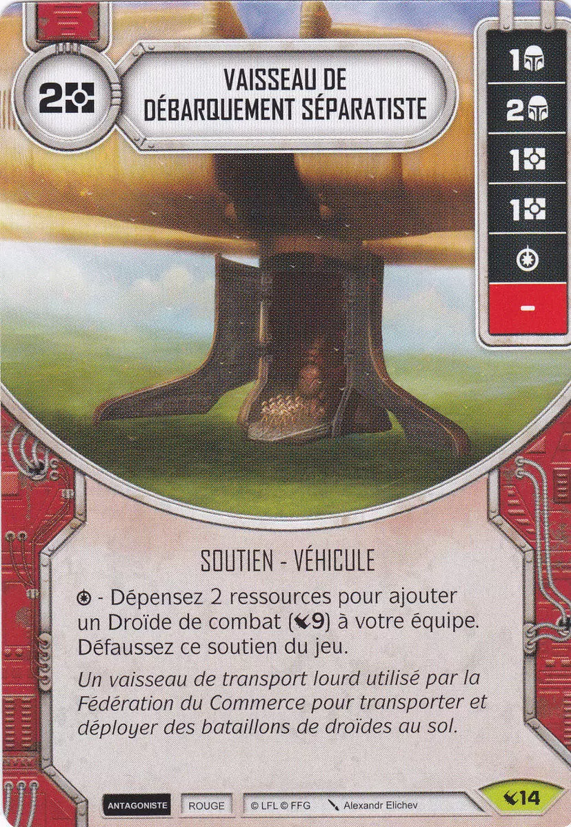 Héritages - Vaisseau de débarquement séparatiste