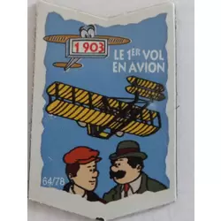 Le 1er Vol en Avion