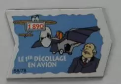 Magnets Le Gaulois - Il était une fois Les Découvreurs - Le 1er Décollage en Avion