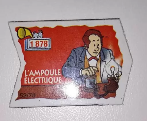 Magnets Le Gaulois - Il était une fois Les Découvreurs - L\'Ampoule Electrique