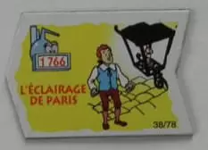 Magnets Le Gaulois - Il était une fois Les Découvreurs - L\'Eclairage de Paris