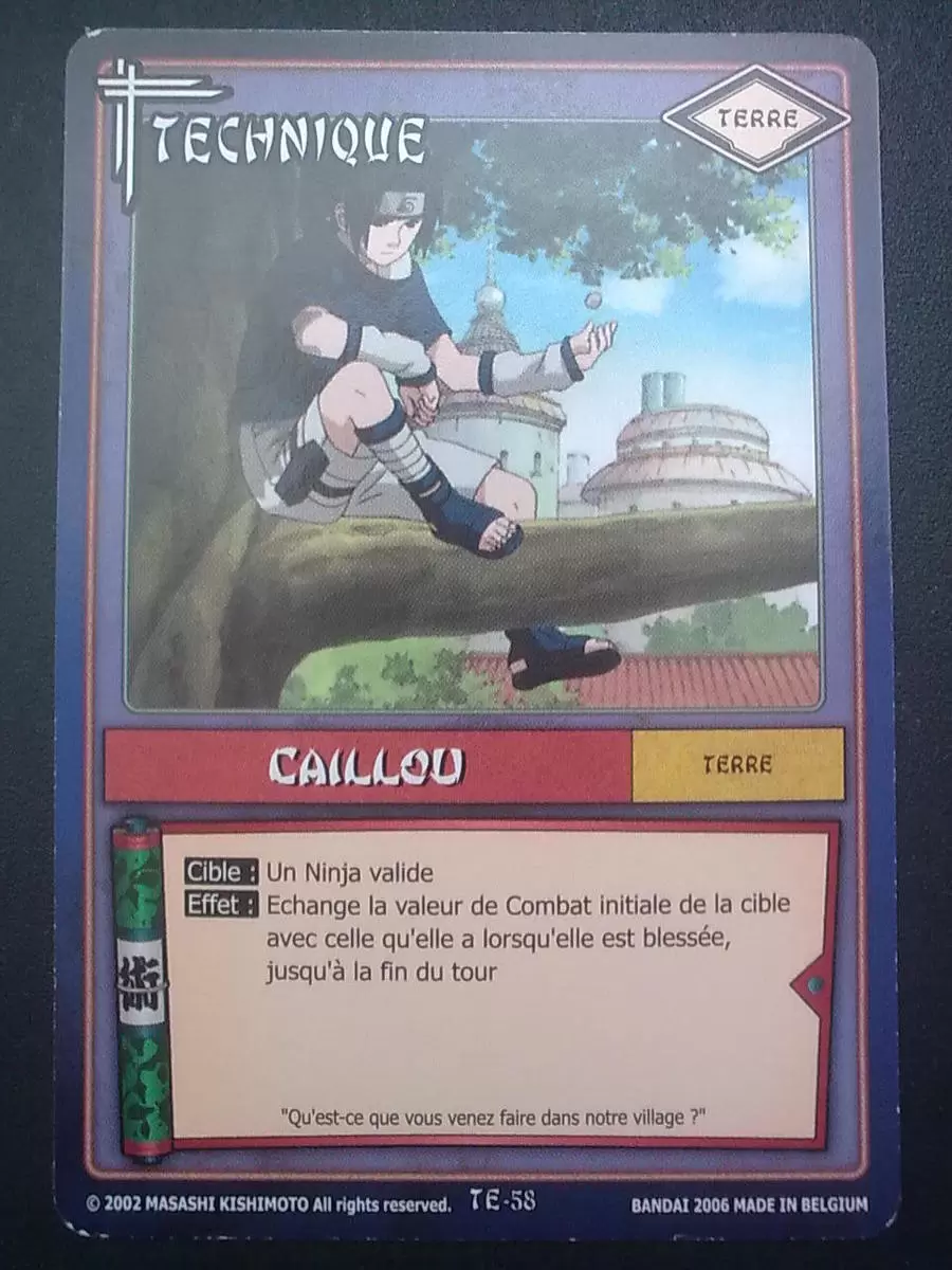 Cartes Naruto Série 01 - Caillou