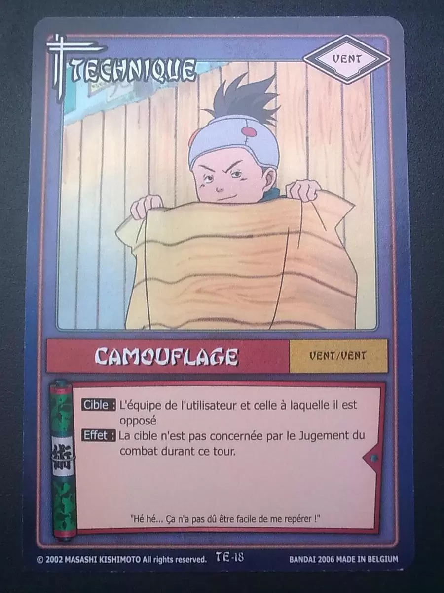 Cartes Naruto Série 01 - Camouflage