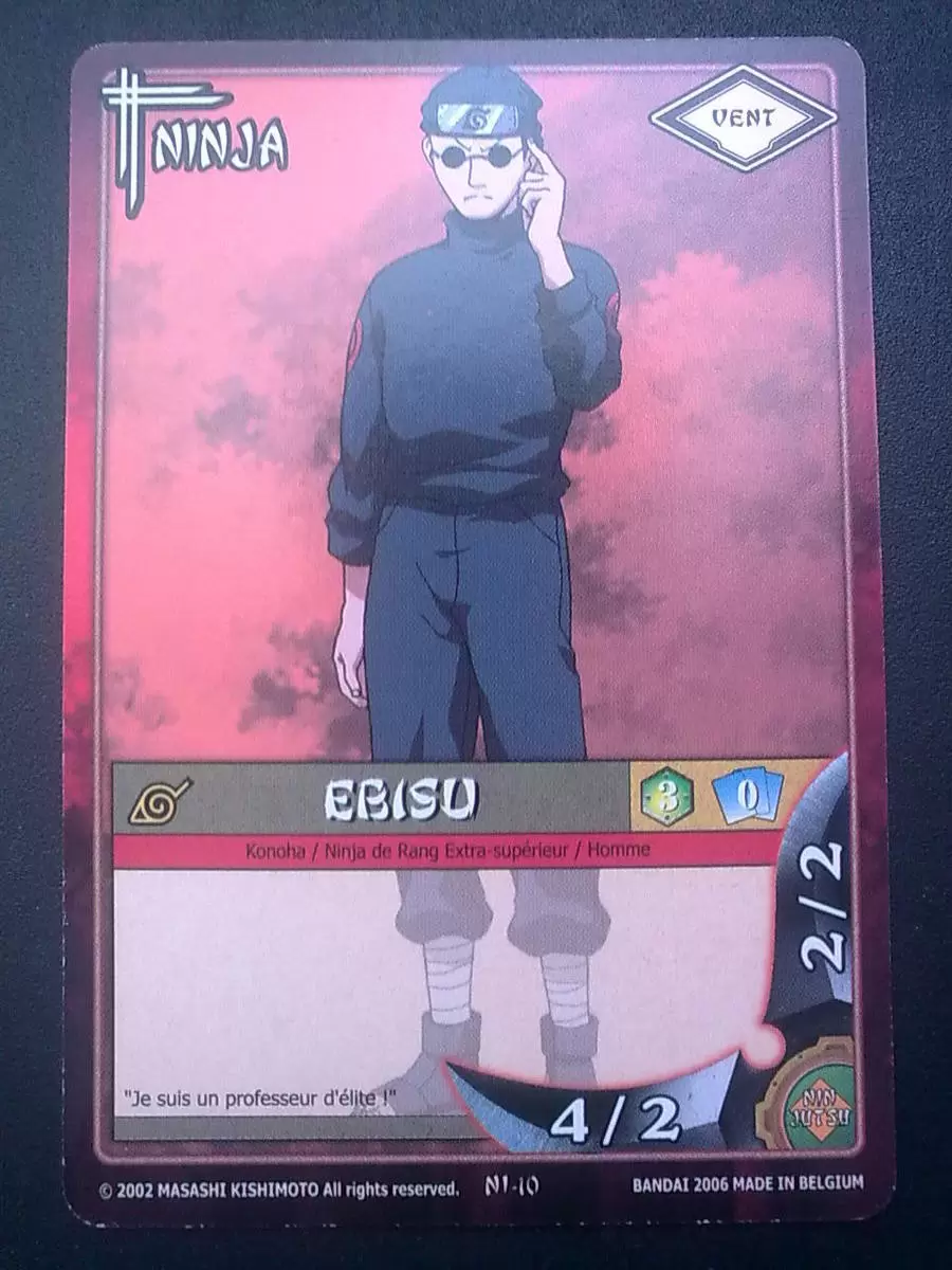 Cartes Naruto Série 01 - Ebisu