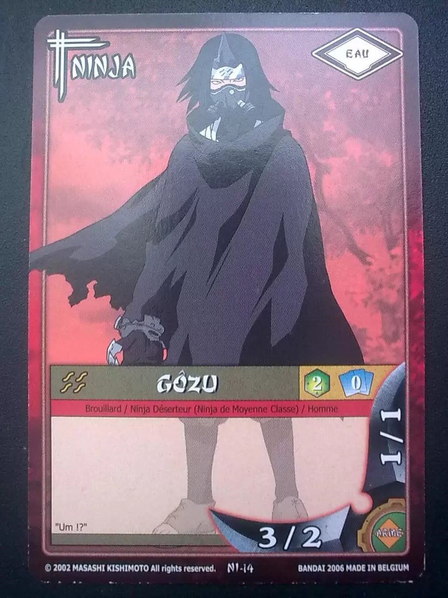 Cartes Naruto Série 01 - Gozu
