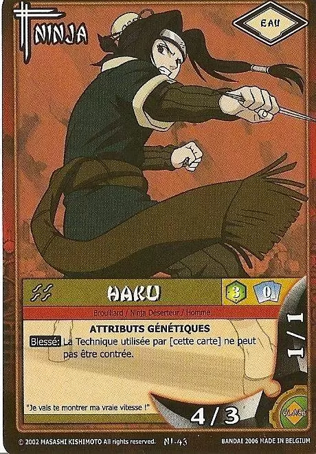 Cartes Naruto Série 01 - Haku