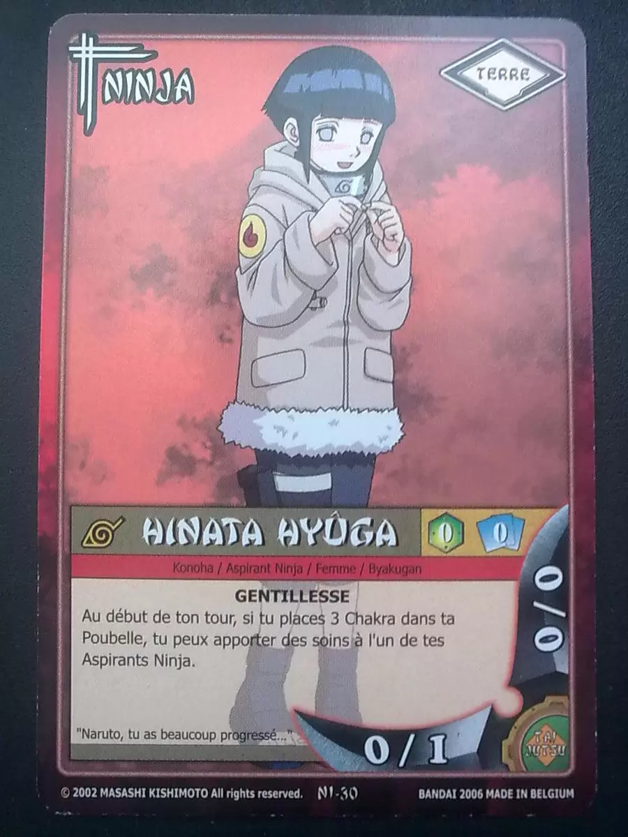 Cartes Naruto Série 01 - Hinata Hyuga