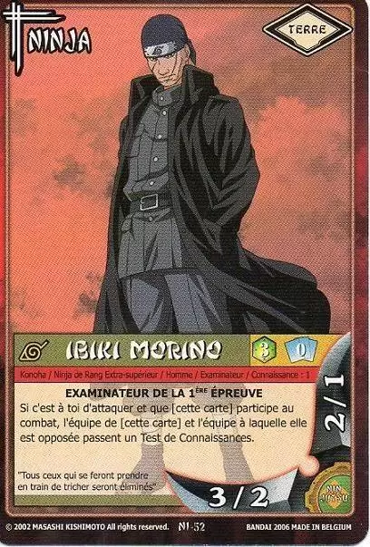 Cartes Naruto Série 01 - Ibiki Morino
