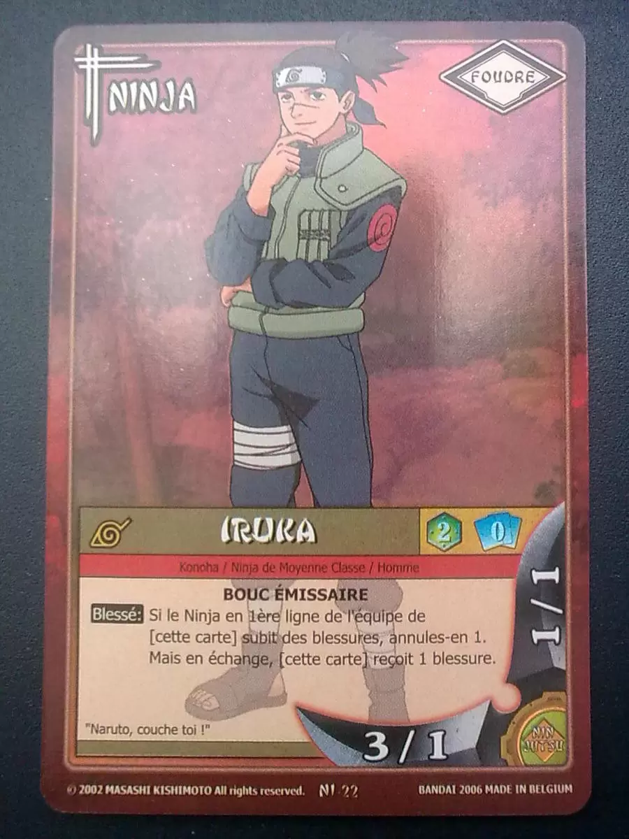 Cartes Naruto Série 01 - Iruka