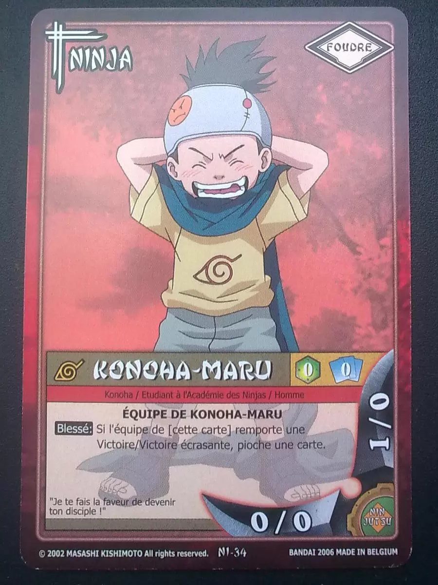 Cartes Naruto Série 01 - Konoha-Maru