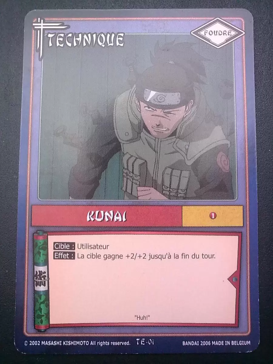 Cartes Naruto Série 01 - Kunai