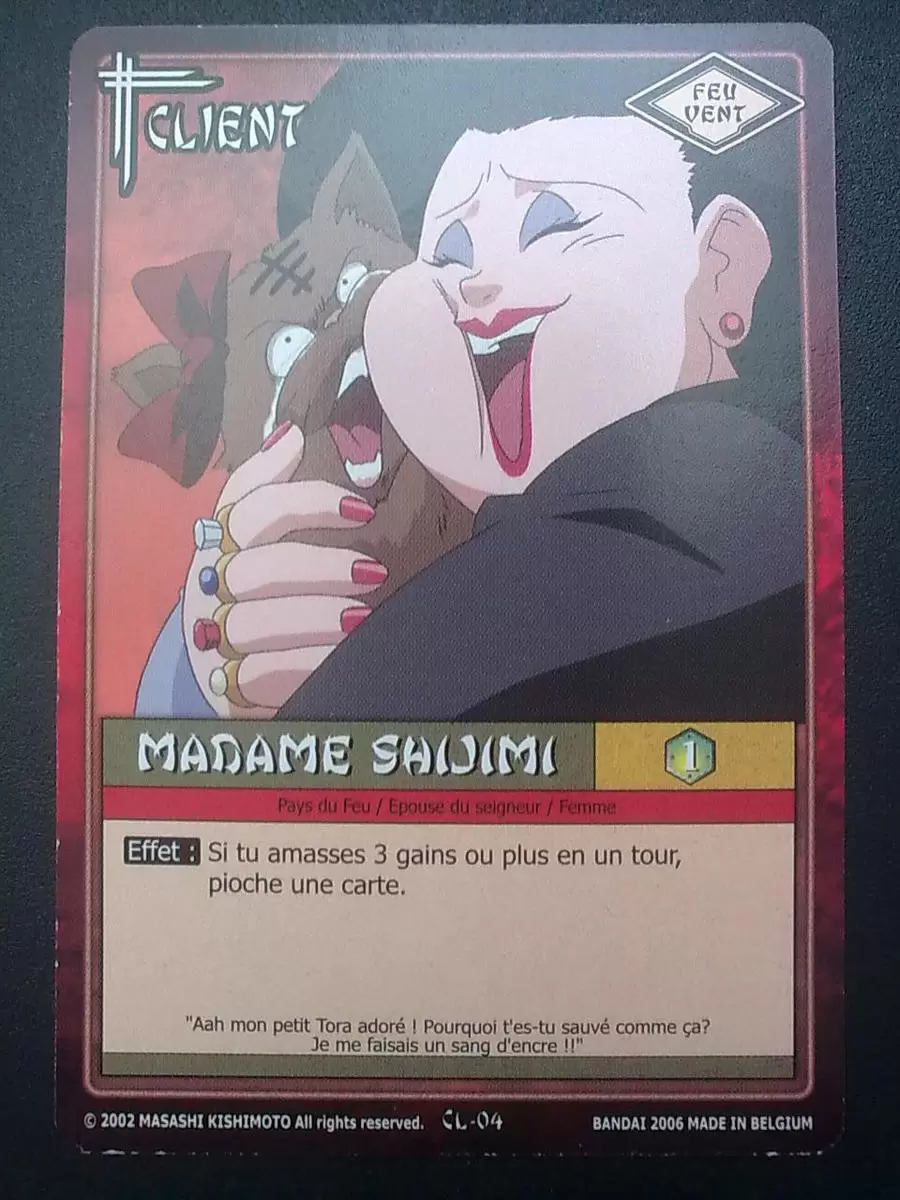 Cartes Naruto Série 01 - Madame Shijimi